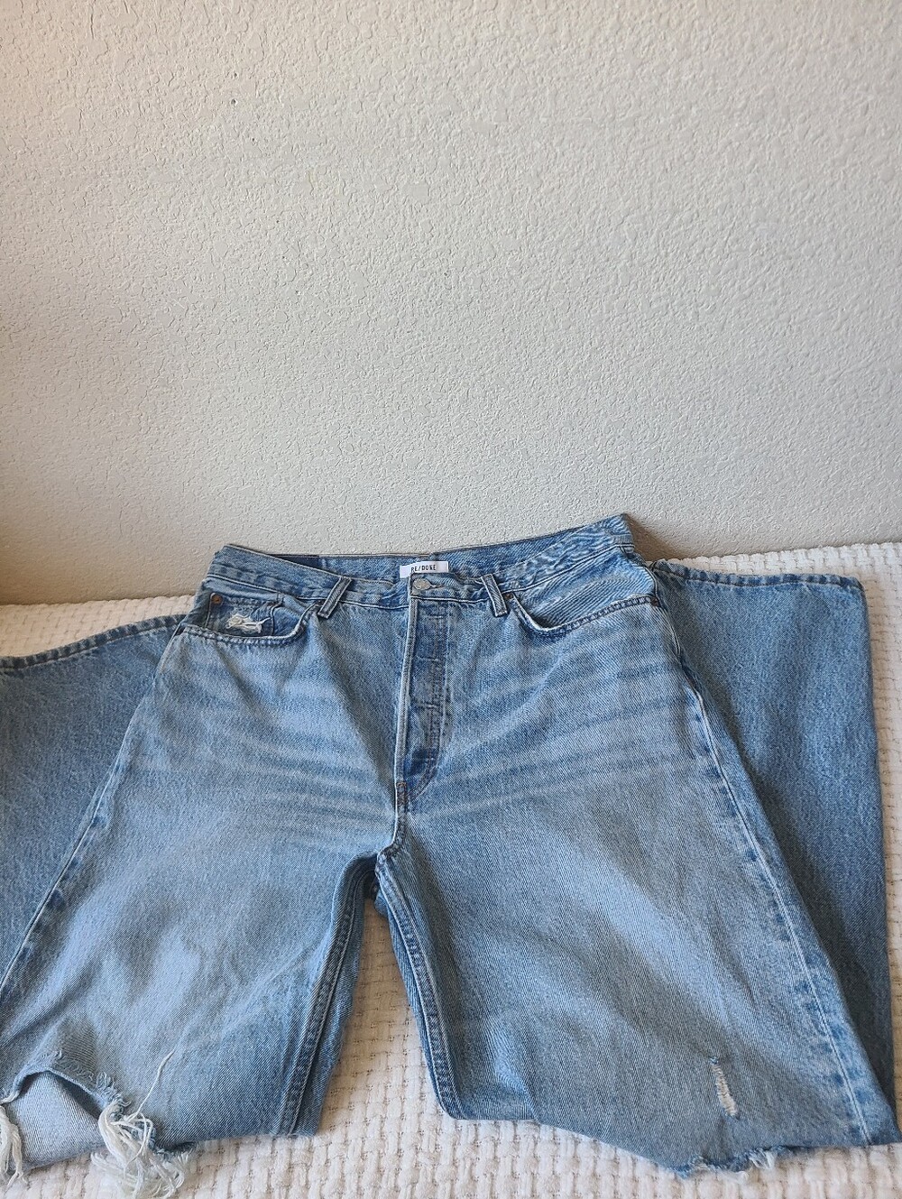 Re/Done 90s Crop Low Slung Jeans Women's Size 31 - Picture 4 of 16